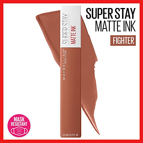 Течна червило на Maybelline New York SuperStay Matte Ink Un-гол, Fighter, 0,17 Грама