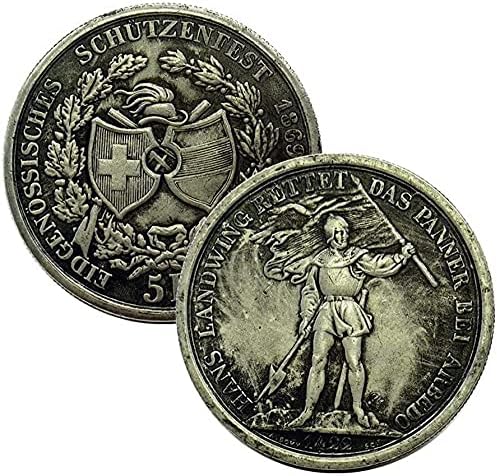 Антикварни Копия на Монети Събиране на Занаятите Възпоменателни монети със сребърно покритие Възпоменателни монети от Много страни / региони, включително и на 1892 година