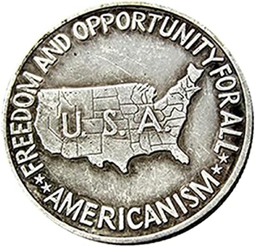 Американската Възпоменателна Монета в Полдоллара 1952 г., Чуждестранна Копие, сребърно покритие