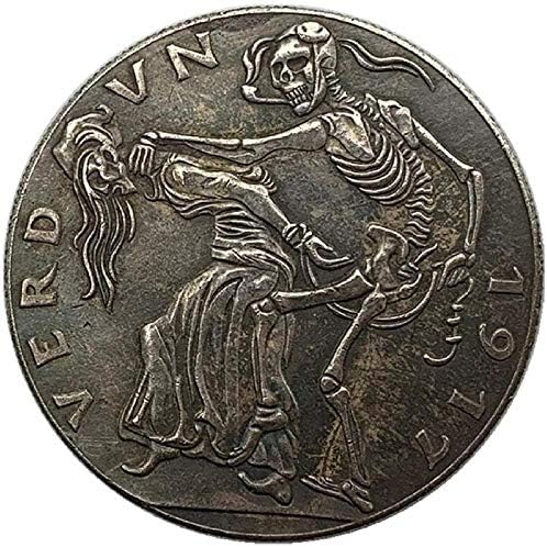 Монета на Повикване 1888 Череп Скитник сребърно покритие Монета Морган Сребърен Долар Сребърна Кръгла Копие Подарък за Него Колекция от монети