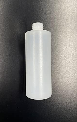 4 Унция (120 мл) Цилиндър IV от естествен бяла пластмаса HDPE (продава се партиди на 3000 бутилки)