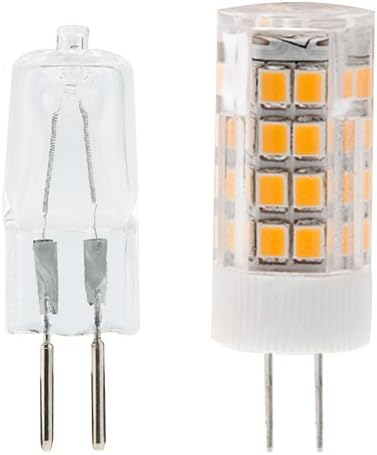 HERO-LED G6-51S-120V-WW27 T4 GY6.35 Led халогенна лампа с високо напрежение 120 В, 3,5 Вата, което се равнява на 35 W, Топло бяла 2700 К, 5 бр. (без регулиране на яркостта)