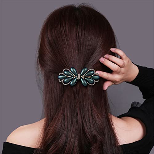 XJJZS Шнола за коса жените в задната част на главата на летни цветя шнола за коса мамина картичка пролетта скоба (Цвят: E, размер: 1)