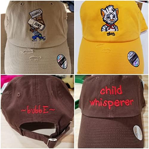 Потребителски бродирани бейзболни шапки Въведете Текст или дизайн на Предната и задната Създайте своя собствена Шапка