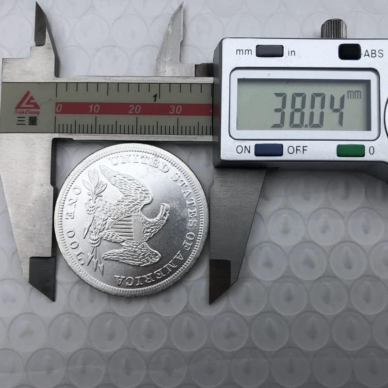 1868 Американски Монети, Месинг Със Сребърно Покритие, Монети Старинни Занаяти Чуждестранни Възпоменателни Монети