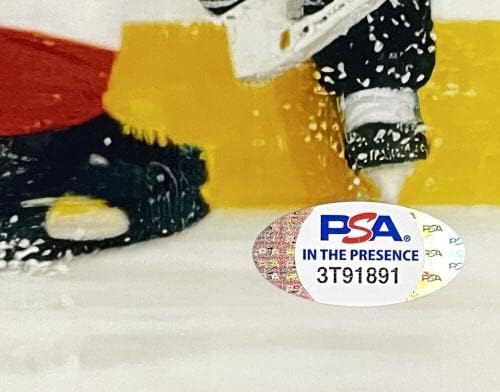 Клод Мазнина Подписа Хокей снимка на НХЛ Филаделфия Флайърс 8х10 PSA ITP - Снимки на НХЛ с автограф