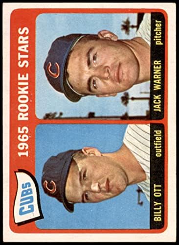 1965 Topps 354 Начинаещи Къбс Били Отт / Джак Уорнър Чикаго Къбс (Бейзболна картичка) EX/MT Cubs