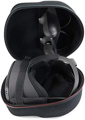 Твърд калъф LAMASA за гейминг Слушалки Oculus Quest VR и аксесоари за Контролери Quest Водоустойчива Чанта за носене (Черен)