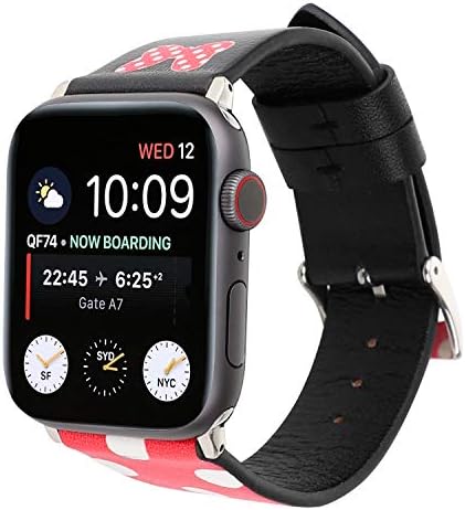 WONMILLE е Съвместим с каишка на Apple Watch 38 мм 40 мм 41 мм За жени, Разменени Кожена Каишка с катарама от Неръждаема Стомана за Apple Watch iWatch Bands SE 8 7 6 5 4 3 2 1