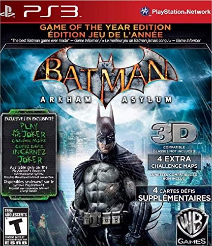 Batman: Arkham Asylum (Игра на годината според версията на изданието) - Playstation 3