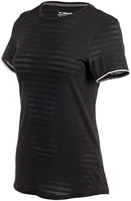 Женска тениска за бягане Alpha Eco от Мизуно, Черна, M