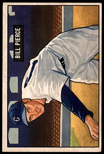 1951 Боуман № 196 Бил Пиърс Чикаго Уайт Сокс (бейзболна картичка), БИВШ играч на Уайт Сокс