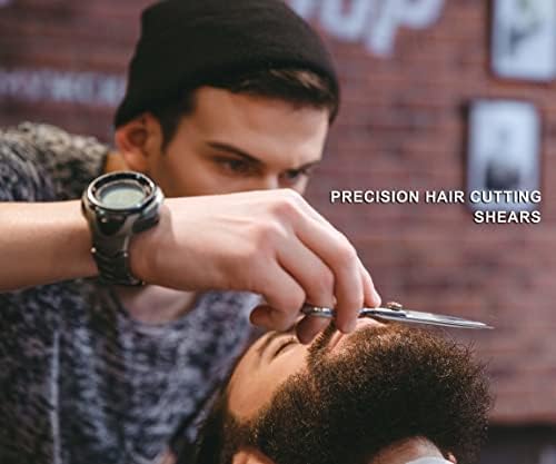Ножица за подстригване на коса и Професионални електрически ножици за коса Професионални ножици за коса Ножици за коса От неръждаема Стомана Фризьорски Ножици за мъже и жени. Ножици за Фризьор (Сребрист)
