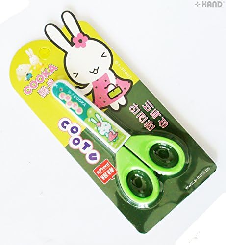 4030 Цветни Безопасни за деца на 4,5-инчов ножица с тъпи връхчета и Защитен калъф - Опаковка от 2 броя