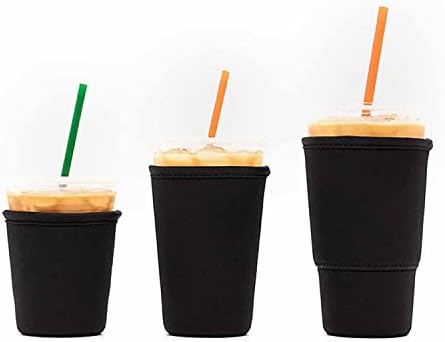 6 Опаковки, Торби за многократна употреба на кафе с лед, Изолационен ръкав Jahomieo за Студени напитки, Неопреновый поставка за Чаши за напитки Starbucks Coffee, Макдоналдс, Dunkin