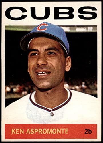 1964 Topps 252 Кен Аспромонте Чикаго Къбс (Бейзболна картичка) EX/MT Cubs