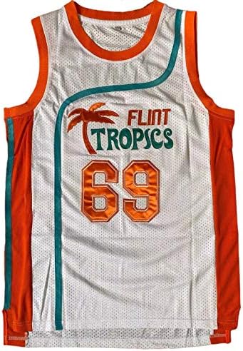 Мъжки баскетболен майк BOROLIN на 90-те Moive Flint Tropics #69 Downtown Тениски