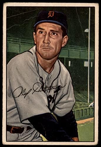 1952 Боуман # 3 Фред Hutchinson Детройт Тайгърс (Бейзболна картичка) ЧЕСТНО тигри